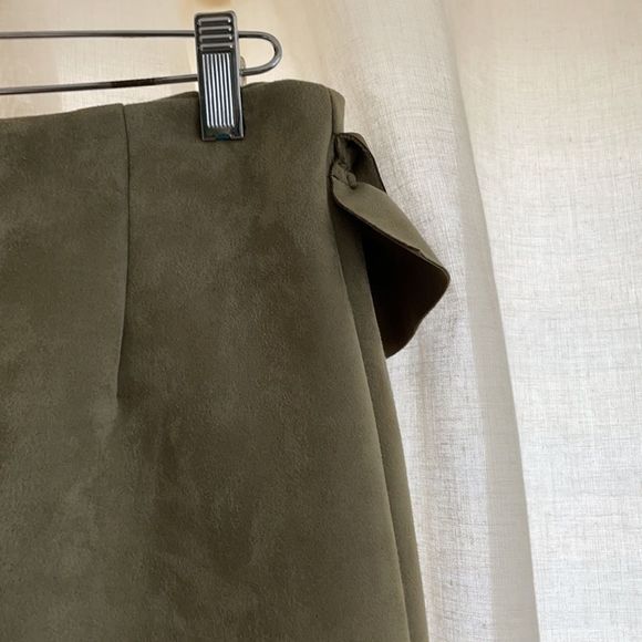 NEW Alpha & Omega Mini Faux Suede Skirt - Picture 9 of 15